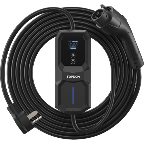 Fiche NEMA 6-50 portable PulseQ AC, 32 A, Niveau 2 CA, Connecteur Type 1 (SAE J1772) Groupe Generik