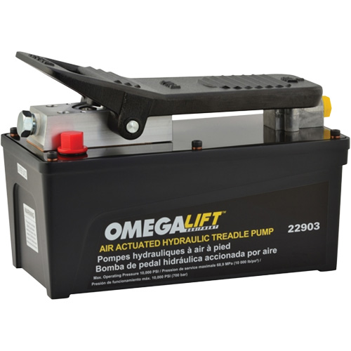 Pompe &agrave; pied pneumatique 10 000 PSI avec r&eacute;servoir de 91,5 po³ Groupe Generik