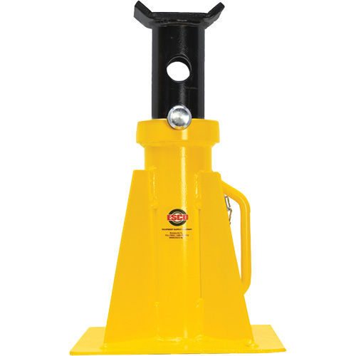 Support de v&eacute;rin &agrave; goupille, Tige verrouillable, Capacit&eacute; de 25 tonnes, 15-3/4" - 26-3/4" h Groupe Generik