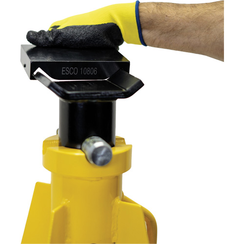 Adaptateur &agrave; dessus plat pour supports de v&eacute;rin ESCO de style haut de 20 et 25 tonnes Groupe Generik