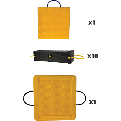 Ensemble de syst&egrave;me de sout&egrave;nement en composite CribLok 20 mcx Groupe Generik