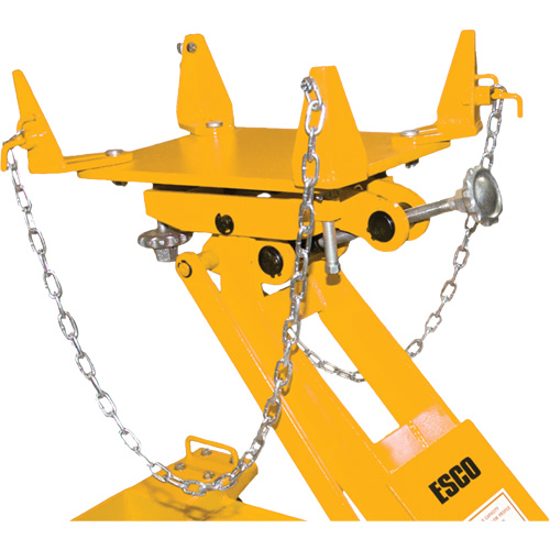 Yellow Jackit Transmission Jack, 2.2 Ton(s) Lifting Capacity Groupe Generik