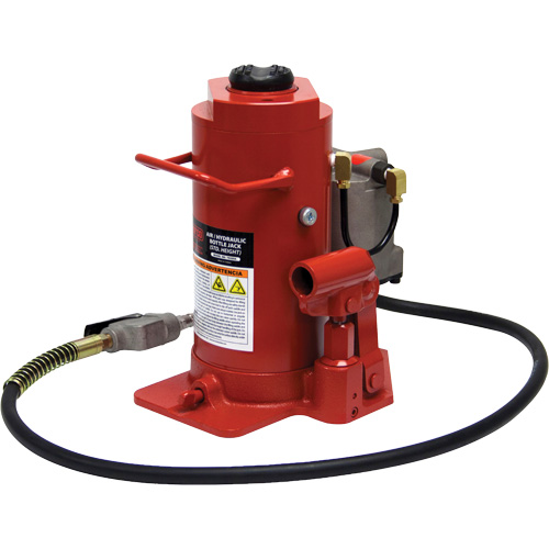 Cric-bouteille hydraulique de hauteur standard, 20 tonne(s), Air comprim&eacute;/hydraulique, 20-1/2" Hauteur &eacute;lev&eacute;e Groupe Generik