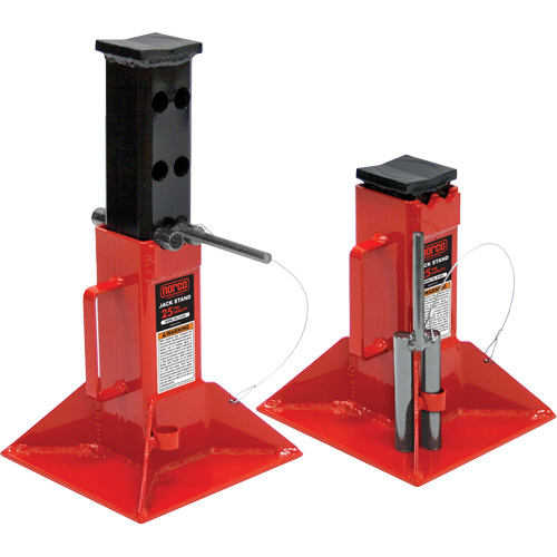 Chandelles, Tige verrouillable, Capacit&eacute; de 25 tonnes, 12" - 20" h Groupe Generik