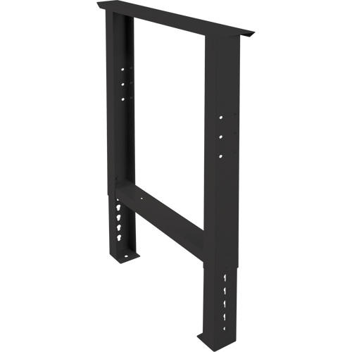Industrial Duty Leg for Workbench, Steel, 24" D x 34" H, Single Groupe Generik