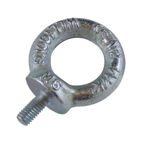 Drop Forged Eye Bolts, 1/8" Dia., 1/2" L, Uncoated Natural Finish, 154 lbs (70 kg) Capacity Groupe Generik