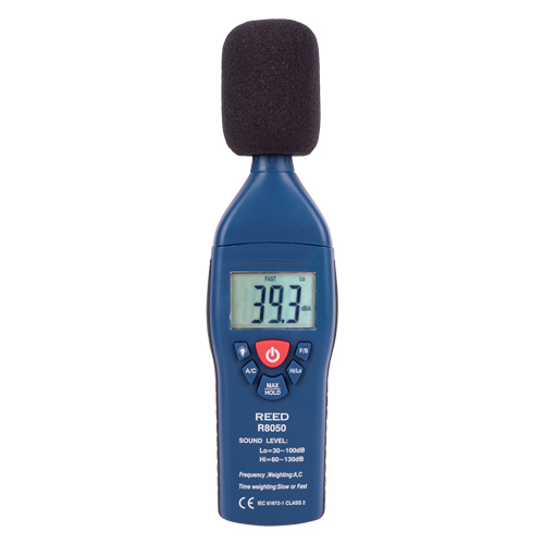 Sound Level Meter, 30 - 100 dB/60 - 135 dB Measuring Range Groupe Generik