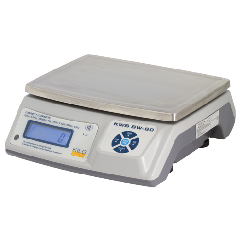 Electronic Digital Weighing Scales, 12 lbs. / 6 kg Cap., 0.002 kg/2 g/0.005 lbs./0.1 oz. Graduations Groupe Generik