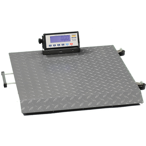 KWS CY-150 Platform Scale, 330 lbs. / 150 kg Capacity, 24" L x 24" W Groupe Generik