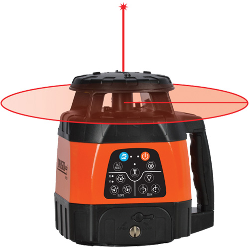 Red Beam Self-Leveling Horizontal & Vertical Rotary Laser, 200' (60 m), 635 Nm Groupe Generik