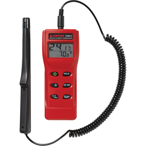 THWD-5 Relative Humidity & Temperature Meter, 0% - 100% RH, 14°- 140° F ( -10° - 60° C ) Groupe Generik