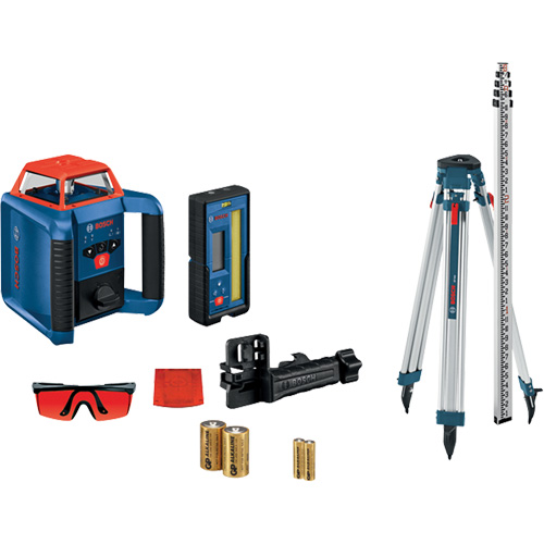 Revolve2000 Self-Leveling Horizontal Rotary Laser Kit, 2000' (609.6 m), 670 Nm Groupe Generik