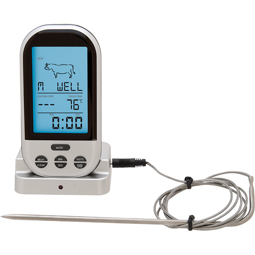 Wireless Meat & Poultry Thermometer, Contact, Digital, 32-482°F (0-250°C) Groupe Generik