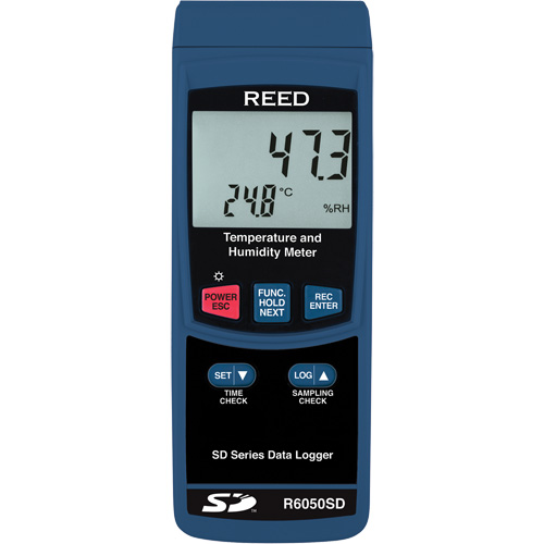 Data Logging Thermo-Hygrometer with NIST Certificate, 5% - 95% RH, 32° - 122° F ( 0° - 50°C ) Groupe Generik