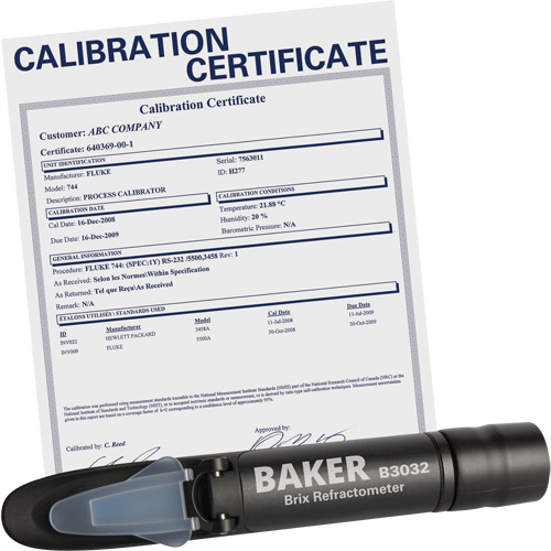 Refractometer with ISO Certificate, Analogue (Sight Glass), Br Groupe Generik