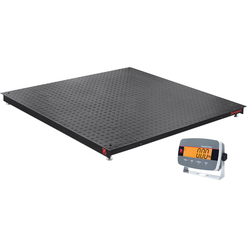 DEFENDER 3000 Floor Scale, 2500 lbs. Capacity, 48" W x 48" L Groupe Generik