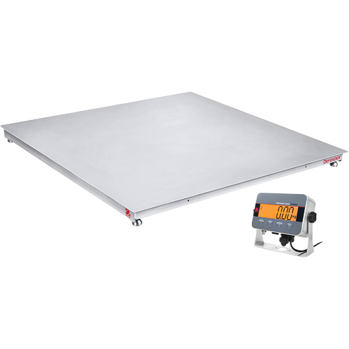 DEFENDER 3000 Washdown Floor Scale, 5000 lbs. Capacity, 48" W x 48" L Groupe Generik
