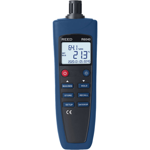 Psychrometer/Thermo-Hygrometer, 0% - 99.9% RH, -4°- 158° F ( -20° - 70° C ) Groupe Generik