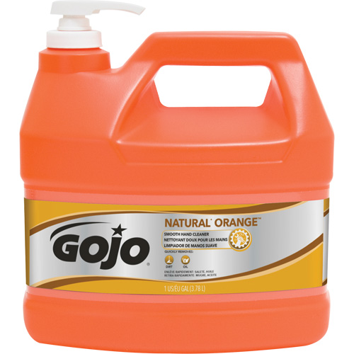 Natural Orange Hand Cleaner, Cream, 3.78 L, Jug, Citrus/Orange Groupe Generik