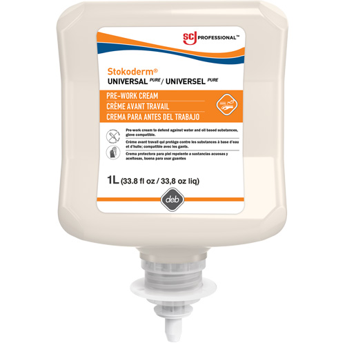Cr&egrave;me sans silicone &agrave; appliquer avant de travailler Emulsion, Cartouche en plastique, 1000 ml Groupe Generik