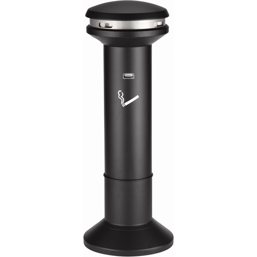 Solutions pour la gestion des m&eacute;gots de cigarettes Infinity, Sur pied, M&eacute;tal, Capacit&eacute; 6,7 gal., Hauteur 39-4/5" Groupe Generik