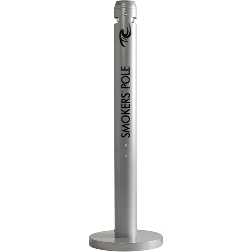 Cendriers Smokers' Pole, Sur pied, Aluminium, Hauteur 41" Groupe Generik