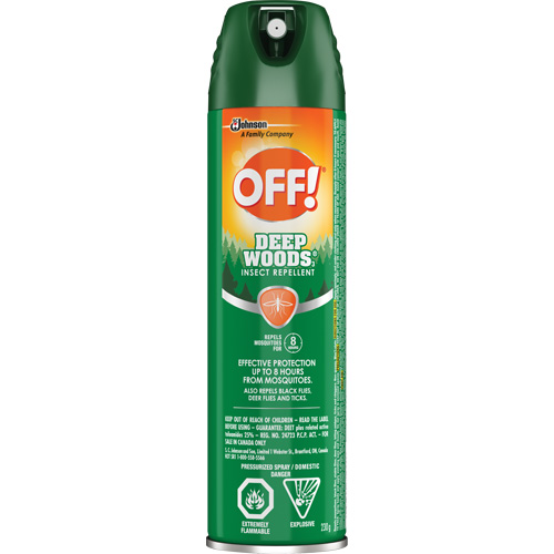 Insectifuge Off! R&eacute;gions sauvages, DEET &agrave; 25 %, A&eacute;rosol, 230 g Groupe Generik