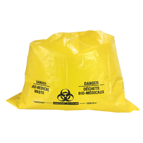 Sacs pour d&eacute;chets bio-m&eacute;dicaux Sure-Guard, Biorisque, 46" lo x 39" la, 2 mil Groupe Generik