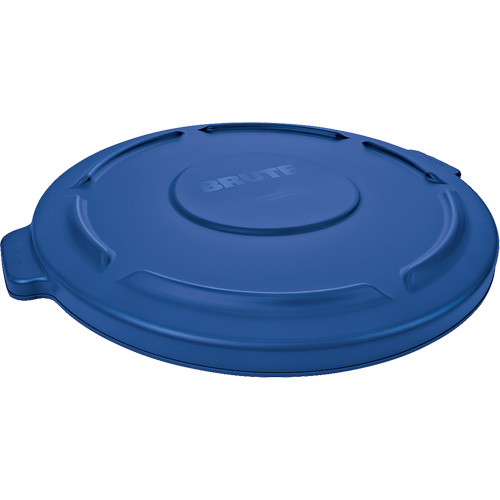 Brute&reg; Round Trash Can Top, Flat Lid, Plastic, Fits Container Size: 22-1/4" Dia. Groupe Generik