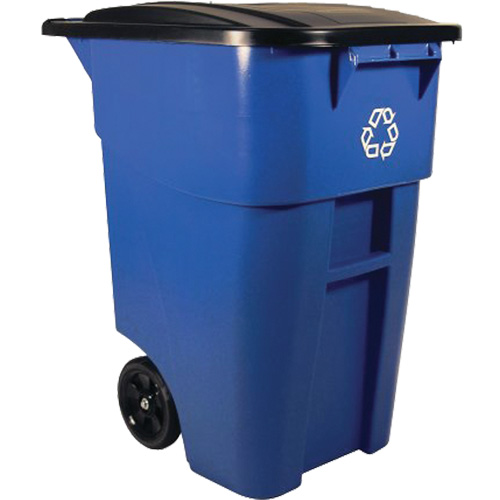 Contenant roulant BRUTE, De bureau, Plastique, 50 gal. US Groupe Generik