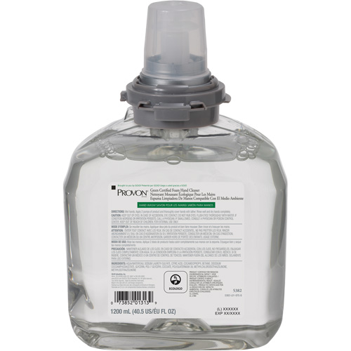 Green Certified Hand Soap for PROVON&reg; TFX Dispenser, Foam, 1200 ml, Scented Groupe Generik