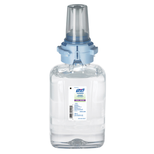 D&eacute;sinfectant pour les mains avanc&eacute; en mousse ADX-7, 700 ml, Cartouche de recharge, 70 % alcool Groupe Generik
