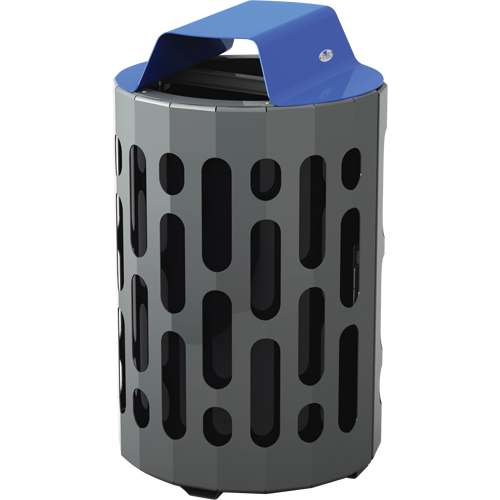 R&eacute;cipients &agrave; d&eacute;chets 2020 Stingray, M&eacute;tal, 42 gal. US Groupe Generik