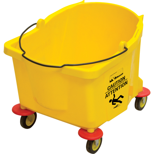 Seau pour vadrouille, Capacit&eacute; de 9.5 gal. US (38 pintes), Jaune Groupe Generik