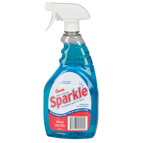 Nettoyants &agrave; vitre Swish Sparkle, 946 ml, Bouteille &agrave; g&acirc;chette Groupe Generik