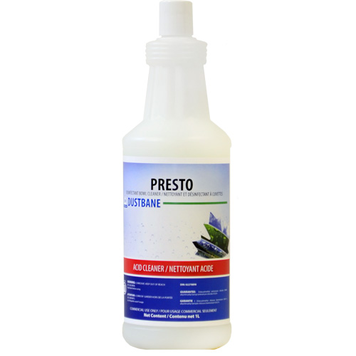 Nettoyant d&eacute;sinfectant &agrave; cuvettes Presto, 1 L, Bouteille Groupe Generik