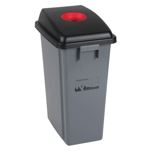 Recycling & Garbage Bin with Classification Lid, Plastic, 16 US gal. Groupe Generik