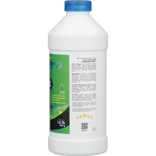 Nettoyant pour les mains biod&eacute;gradable, Poudre, 1 lb, Bouteille, Parfum&eacute; Groupe Generik