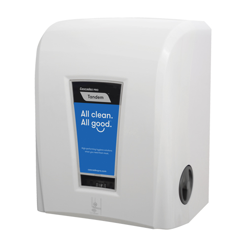 Distributeur d'essuie-mains hybride Pro Tandem, &eacute;lectronique, 12,3" la x 9,3" p x 16,4" h Groupe Generik
