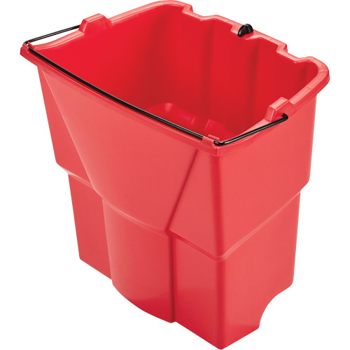 Seau optionnel Wavebrake pour eau sale, Capacit&eacute; de 4.5 gal. US (18 pintes), Rouge Groupe Generik