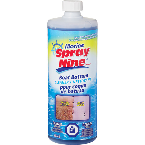 Nettoyant de fond de bateau Spray Nine, 946 ml, Bouteille Groupe Generik