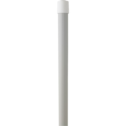 Handle, Broom/Scraper/Squeegee, White, Telescopic, 62" - 113" L Groupe Generik