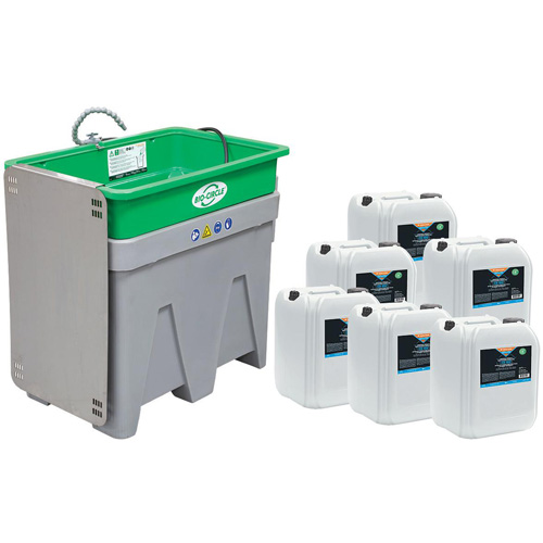 Ensemble de d&eacute;marrage pour lavage de pi&egrave;ces Maxi BIO-CIRCLE, Plastique Groupe Generik