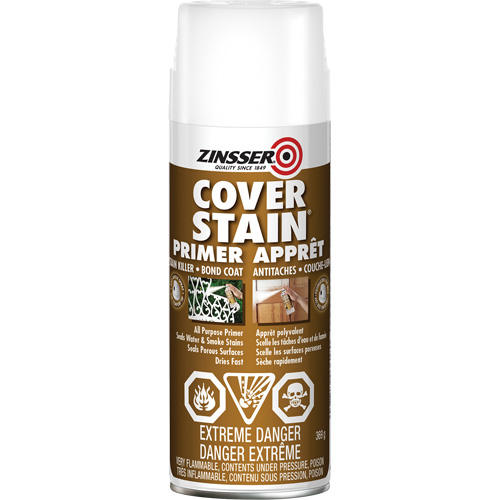 Cover Stain&reg; Oil-Base Primer Sealer, Aerosol Can, White Groupe Generik