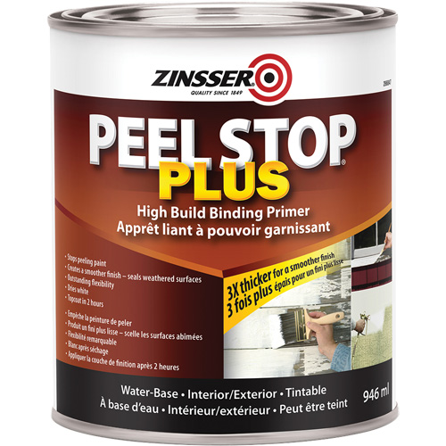 Peel Stop&reg; Plus High Build Binding Primer, 946 ml, Can, White Groupe Generik