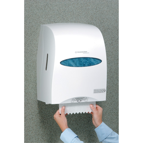 Sanitouch Hard Roll Towel Dispenser, Manual/No-Touch, 12.63" W x 10.2" D x 16.13" H Groupe Generik