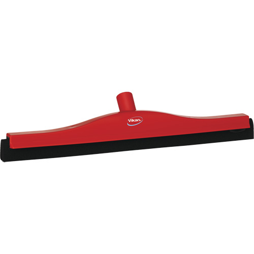 Fixed Head Food Hygiene Floor Squeegee, 20", Red Groupe Generik