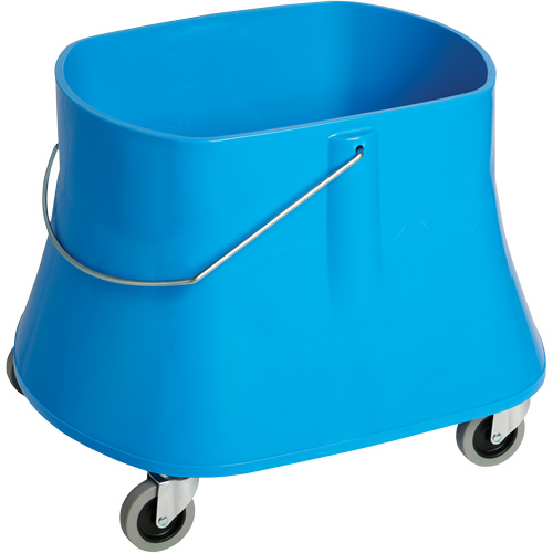 Seau pour vadrouille Champ, Capacit&eacute; de 10 gal. US (40 pintes), Bleu Groupe Generik