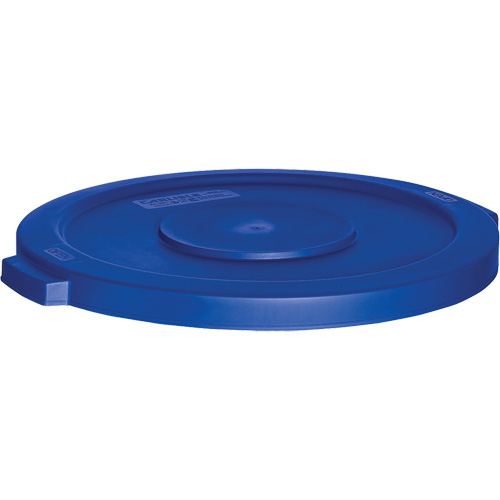 Couvercle pour contenant &agrave; d&eacute;chets, Couvercle plat, Plastique, Convient aux contenants 22" dia. Groupe Generik
