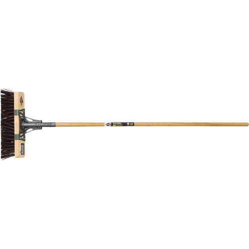 Street Broom, 18", X-Coarse, Synthetic Bristles Groupe Generik